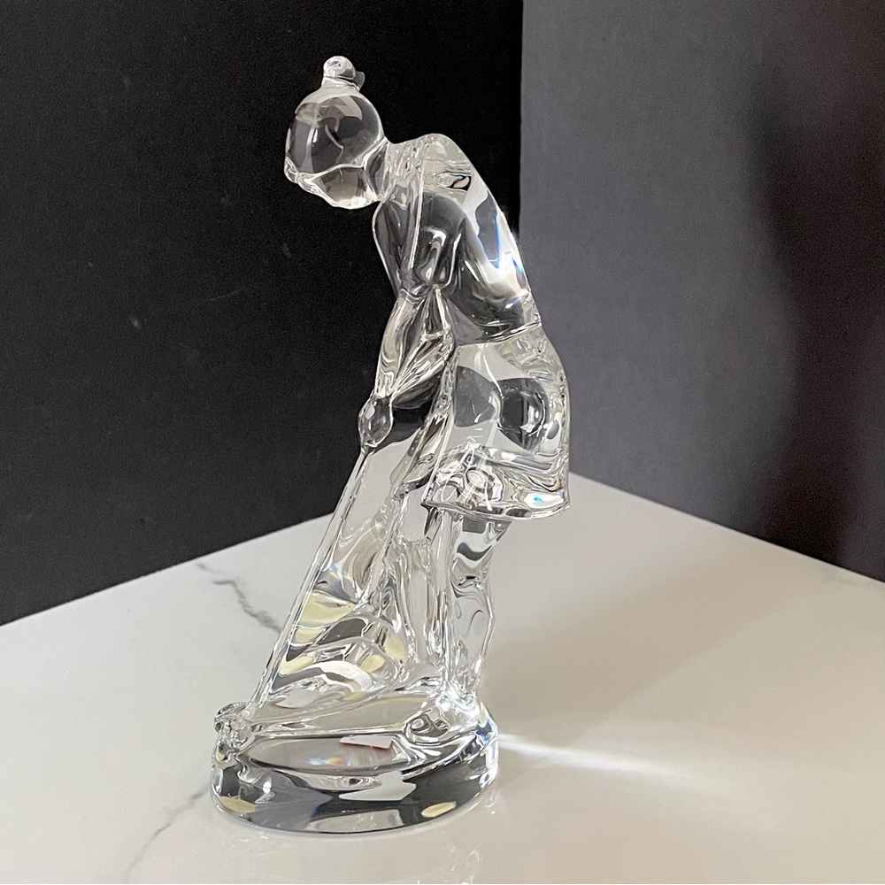 Lady Golfer Figurine by Baccarat